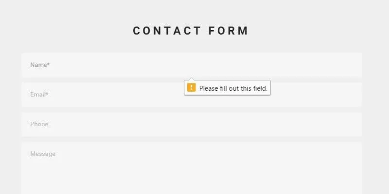 Liên lạc web Baccarat bằng cách điền biểu mẫu